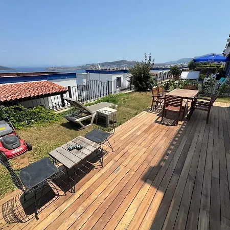 Private Terrace And Garden At Gundogan Villa Bodrum